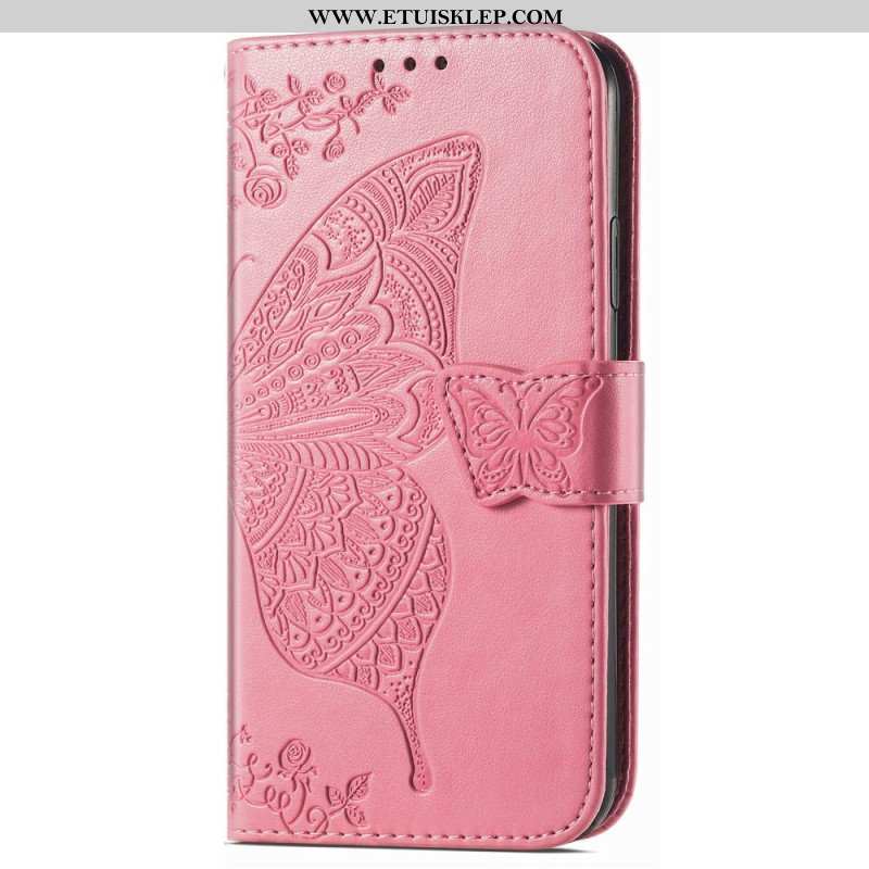 Etui Folio do Xiaomi 13 Barokowy Motyl